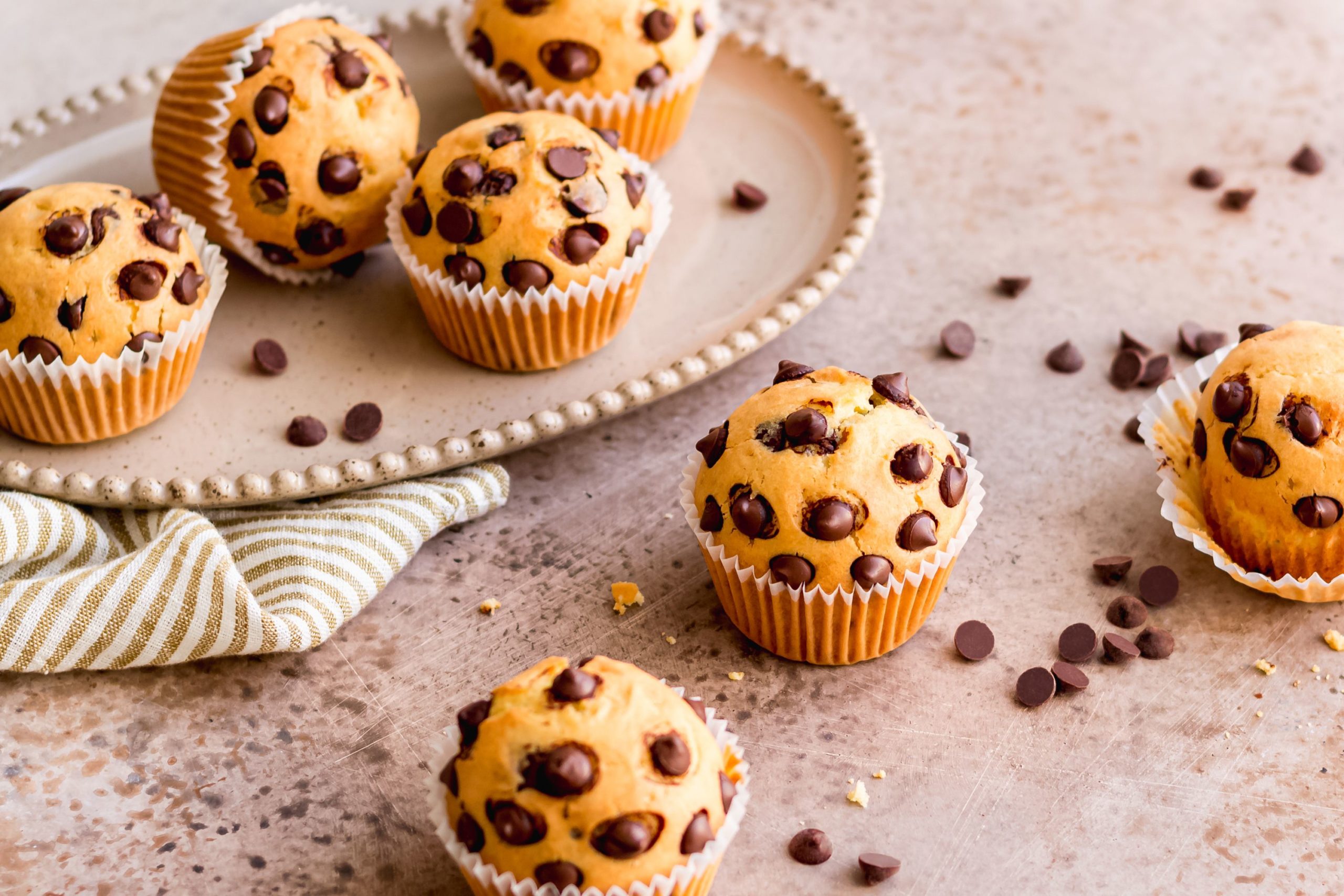 Muffins aux pépites de chocolat // Breakfast & Bowls Photographe culinaire