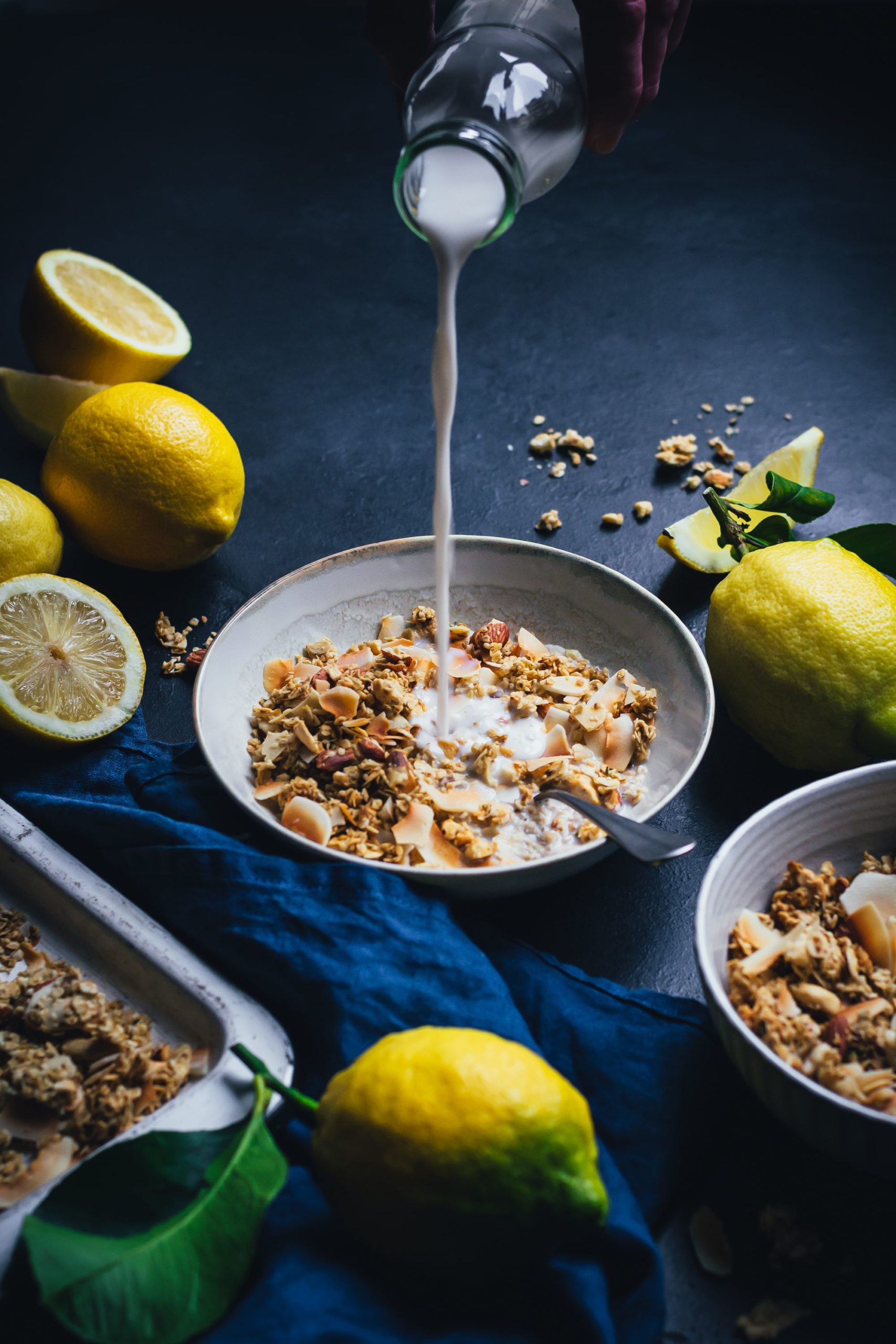 Granola au citron et noix de coco // Breakfast & Bowls Photographe culinaire
