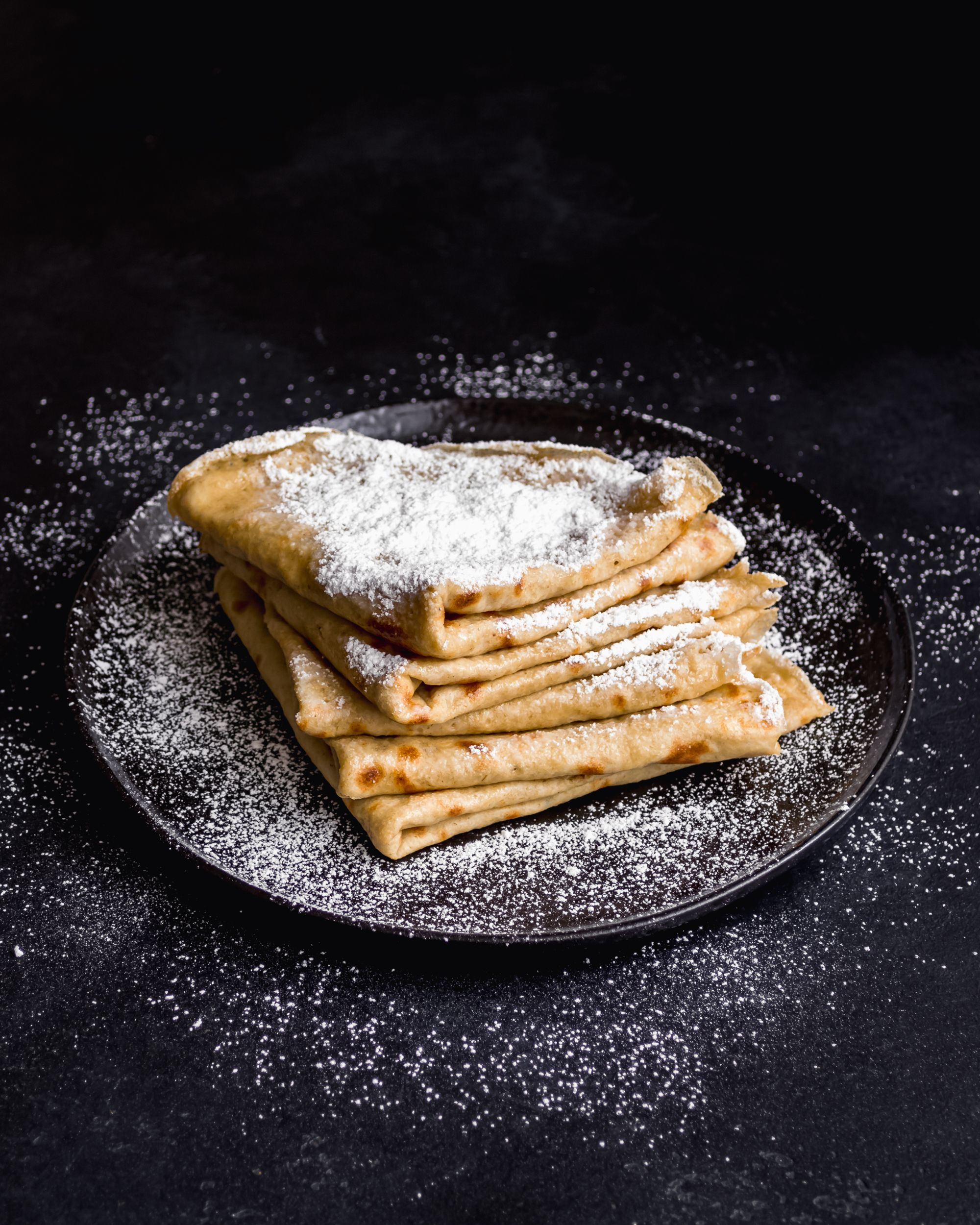 Crêpes au sucre // Breakfast & Bowls Photographe culinaire