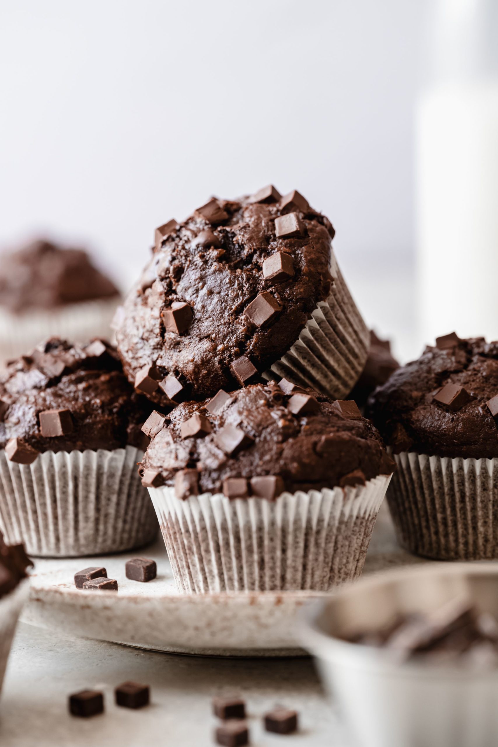 Muffins au double chocolat // Breakfast & Bowls Photographe culinaire