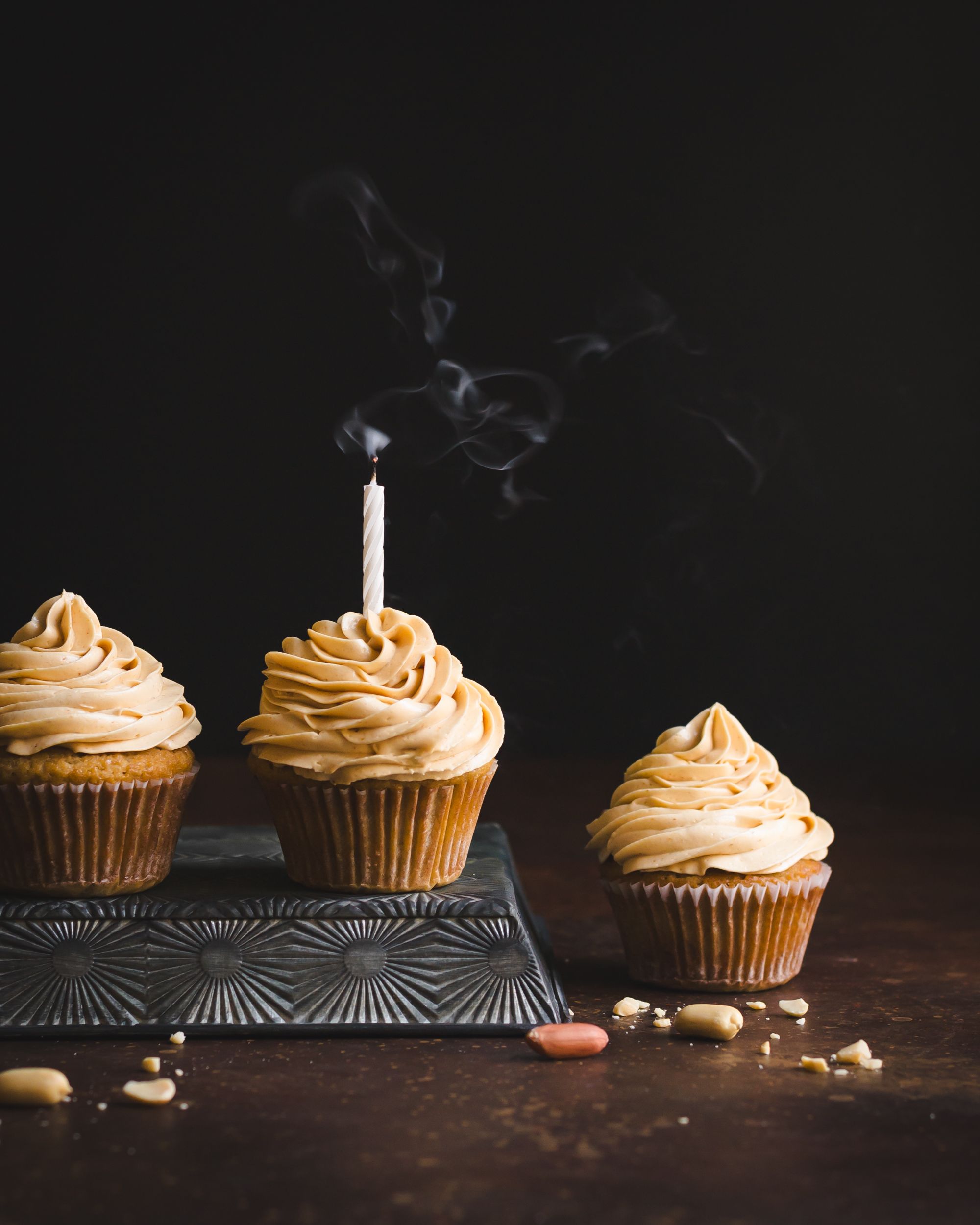 Cupcakes à la cacahuète // Breakfast & Bowls Photographe culinaire